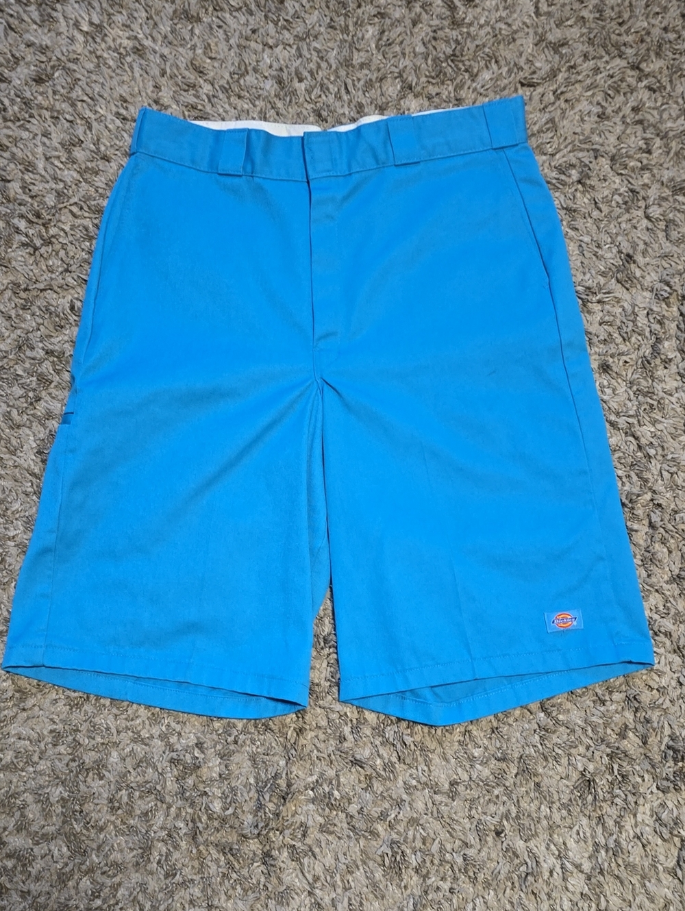 Dickies Men's Light Teal Flat Front Work Shorts